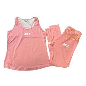 AKA Ivy Storehouse Active Wear Tank & Leggings Sz M